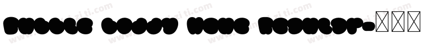 Bubble boddy Neue Regular字体转换